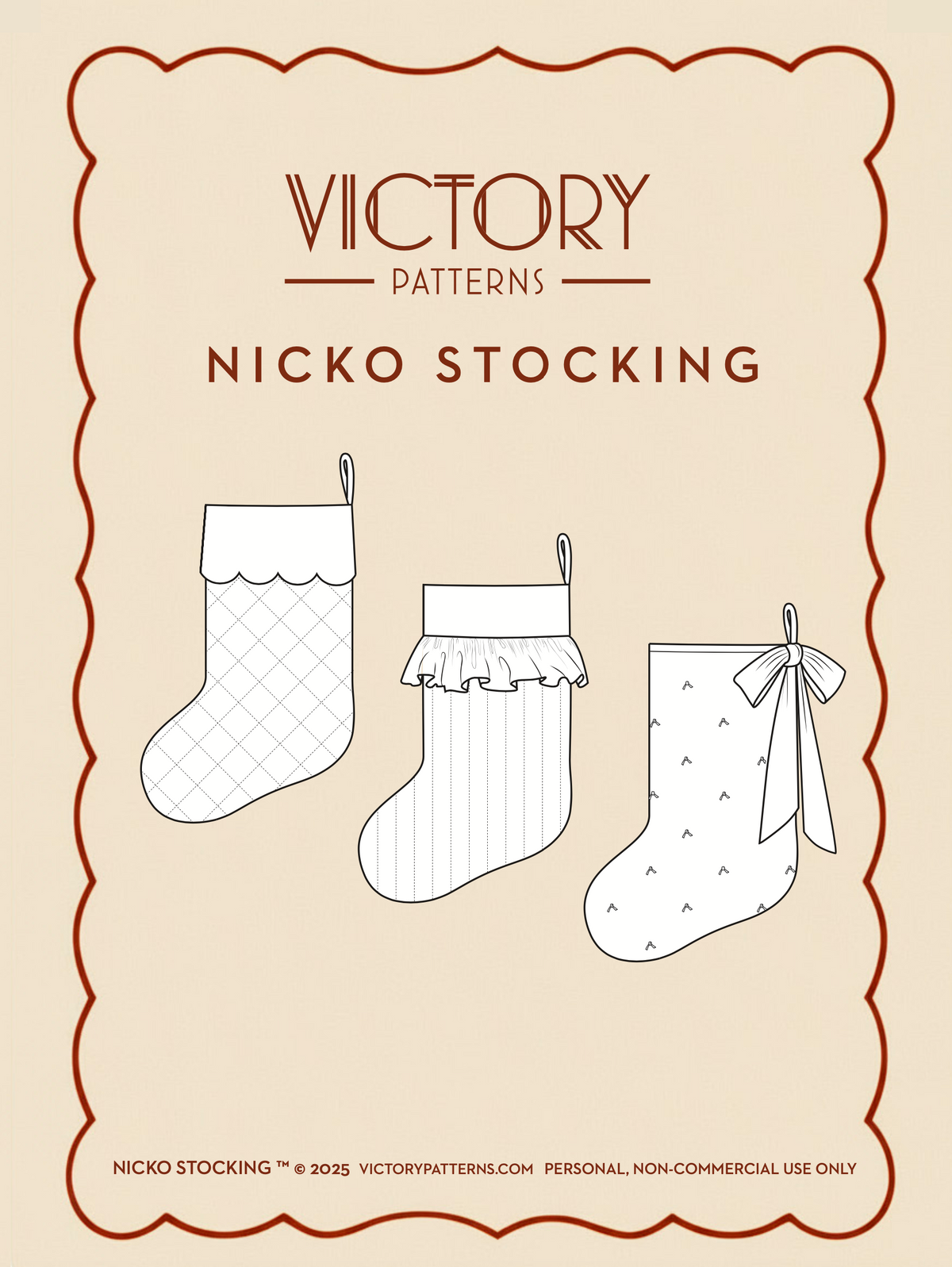 Victory Patterns Nicko Stocking