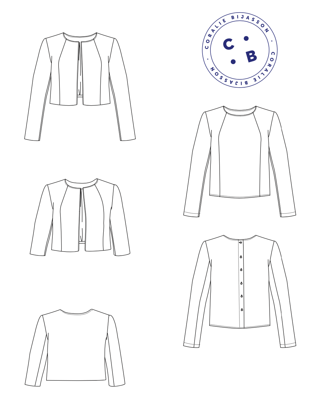 Coralie Bijasson Nicole Top and Jacket