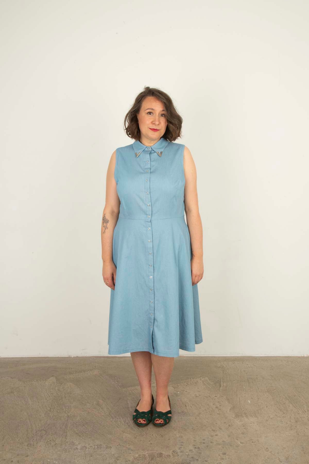 Sew Over It Nicole Dress Sleeveless Add-on