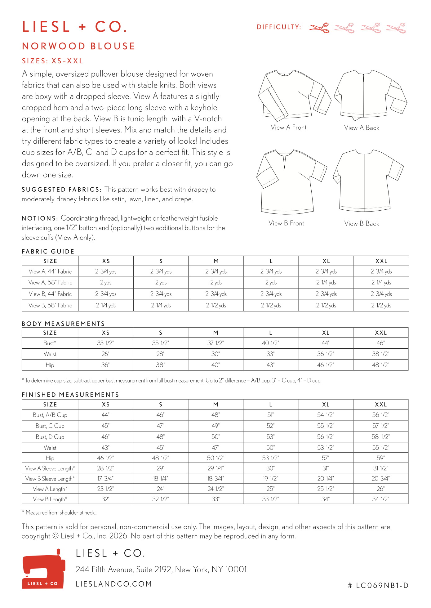 Liesl + Co Norwood Blouse
