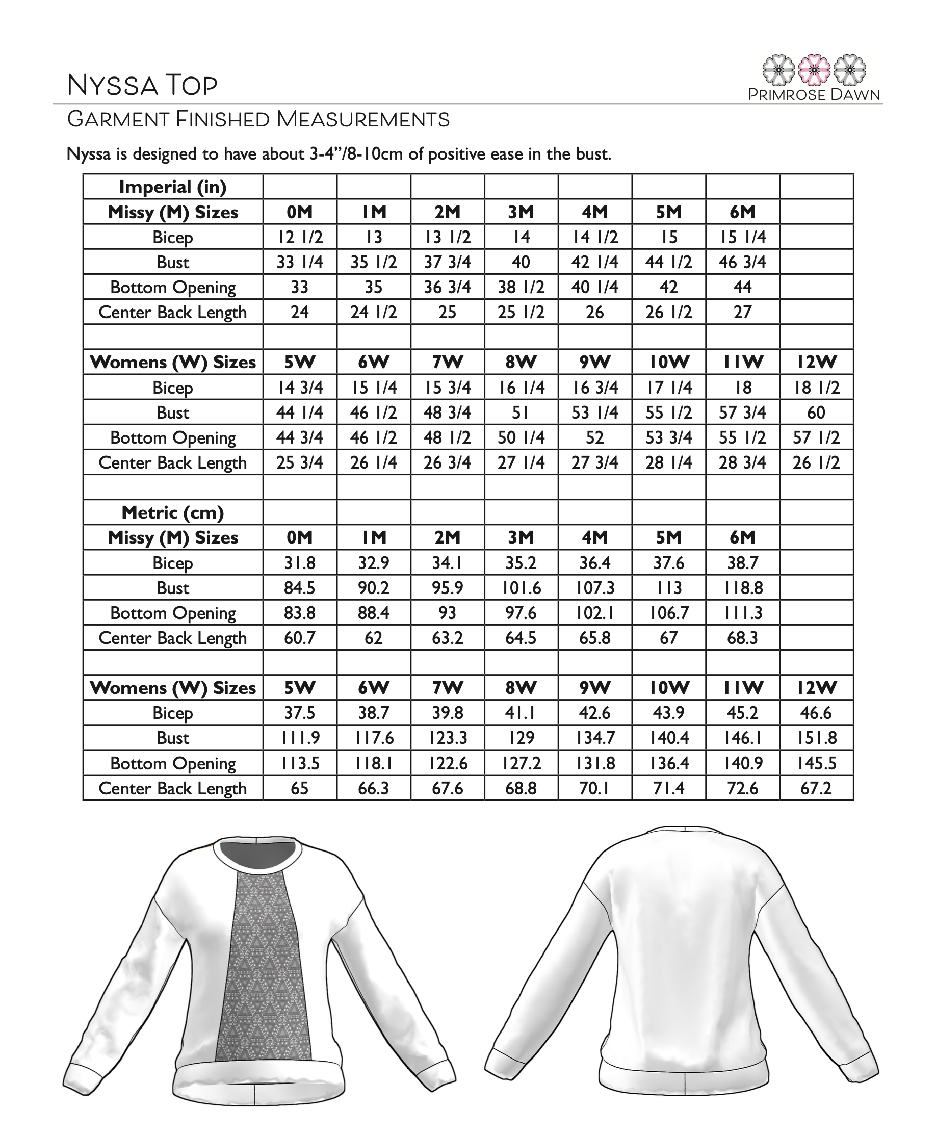 Primrose Dawn Nyssa Top PDF