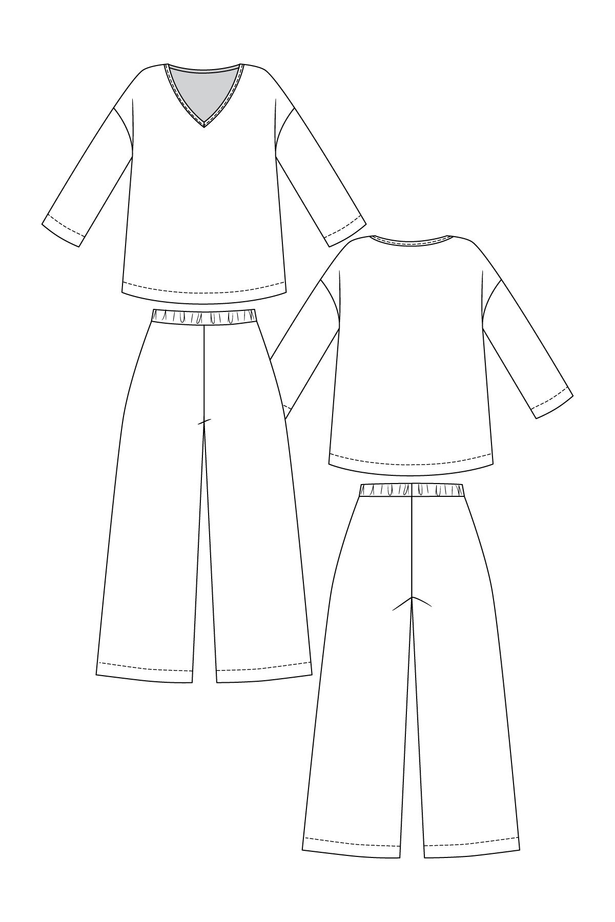 Named Olo Tee and Pants Set