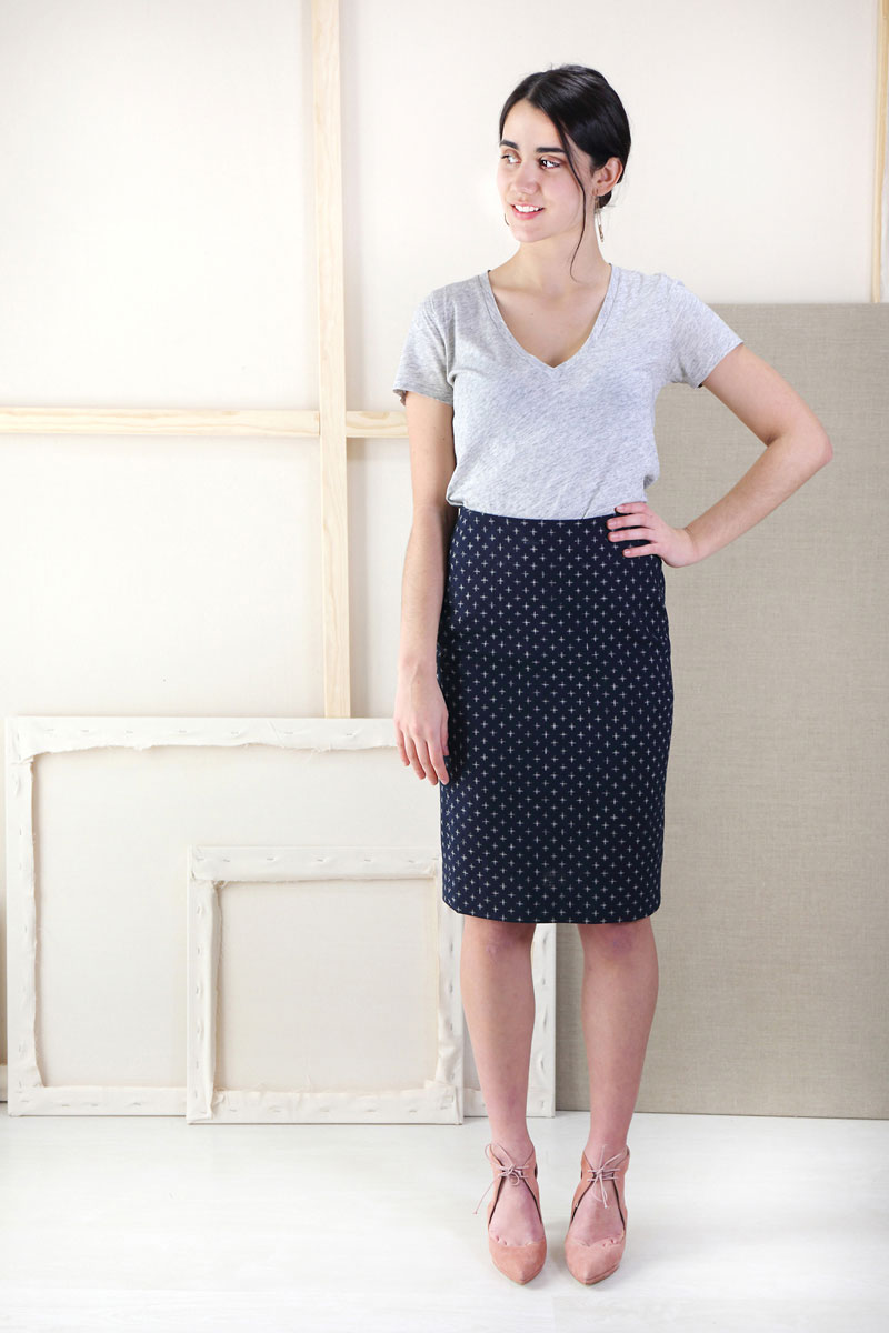 Liesl + Co Extra-sharp Pencil Skirt