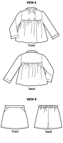 Oliver + S Sunday Brunch Jacket & Skirt PDF