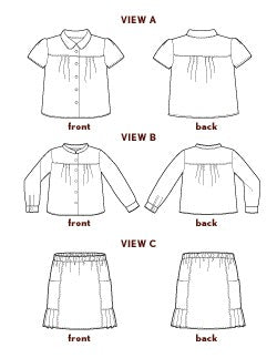 Oliver + S Music Class Blouse and Skirt PDF