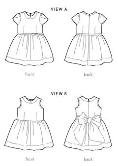 Oliver + S Baby/Child Fairy Tale Dress PDF