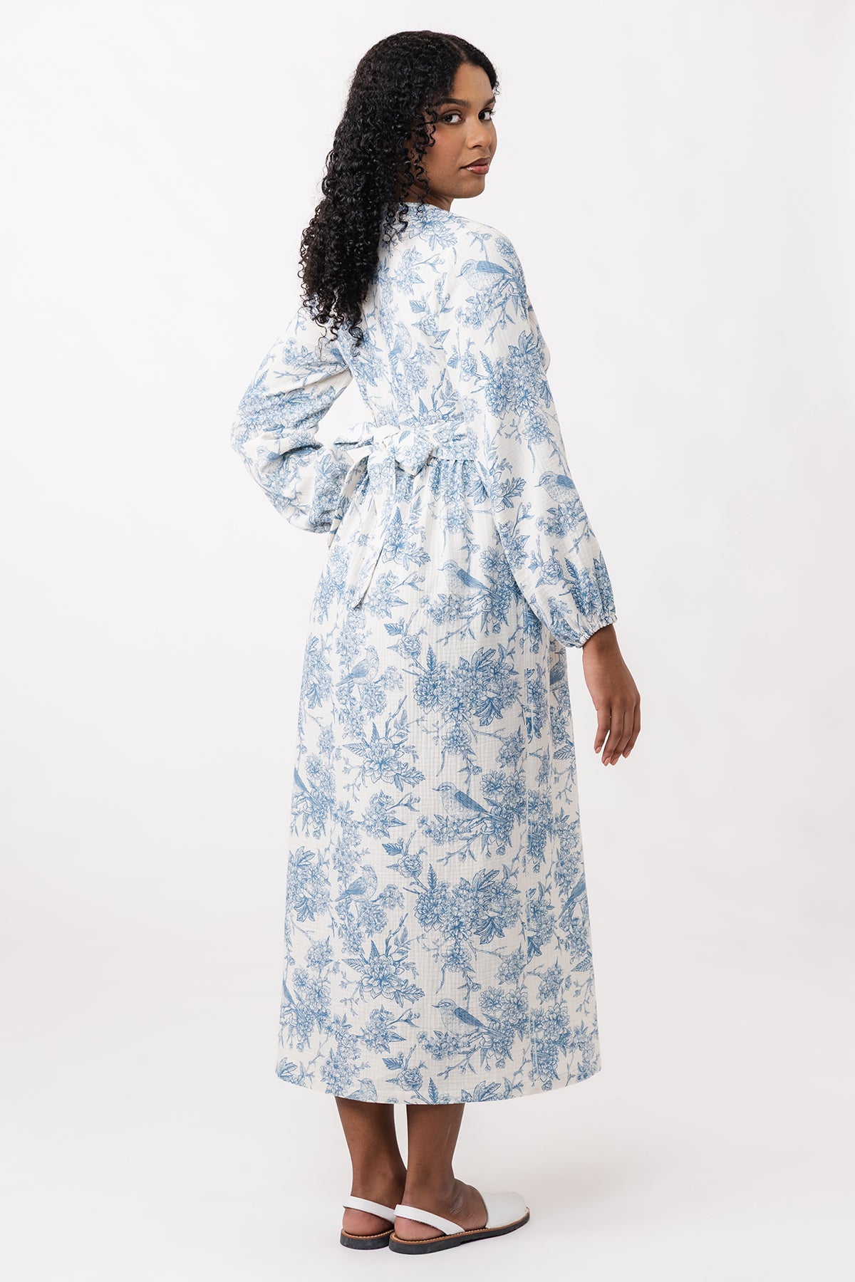 Named Oodi Gathered Midi Dress