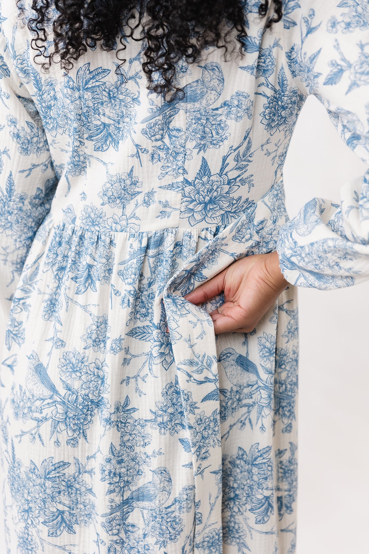 Named Oodi Gathered Midi Dress