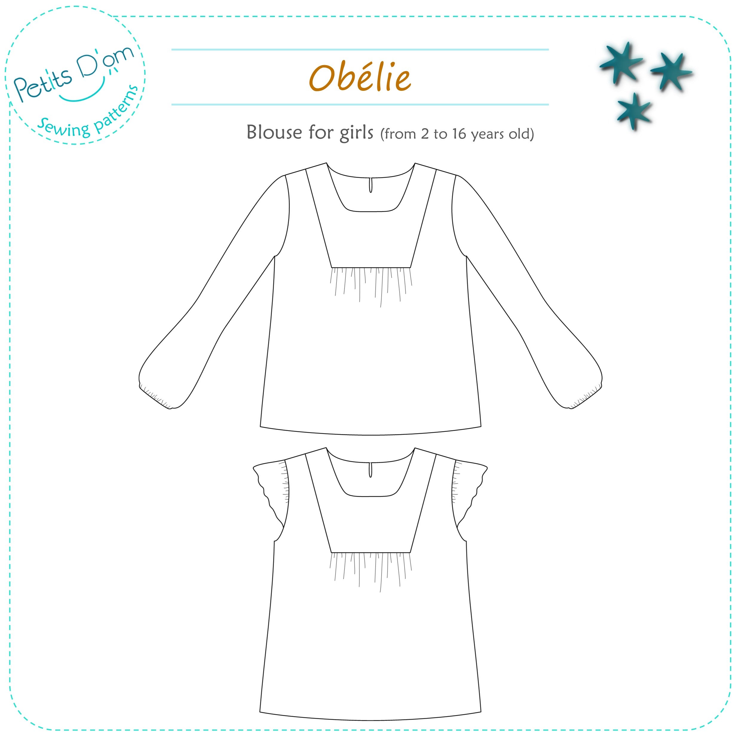 Petits D’om Child/Teen Obélie Blouse