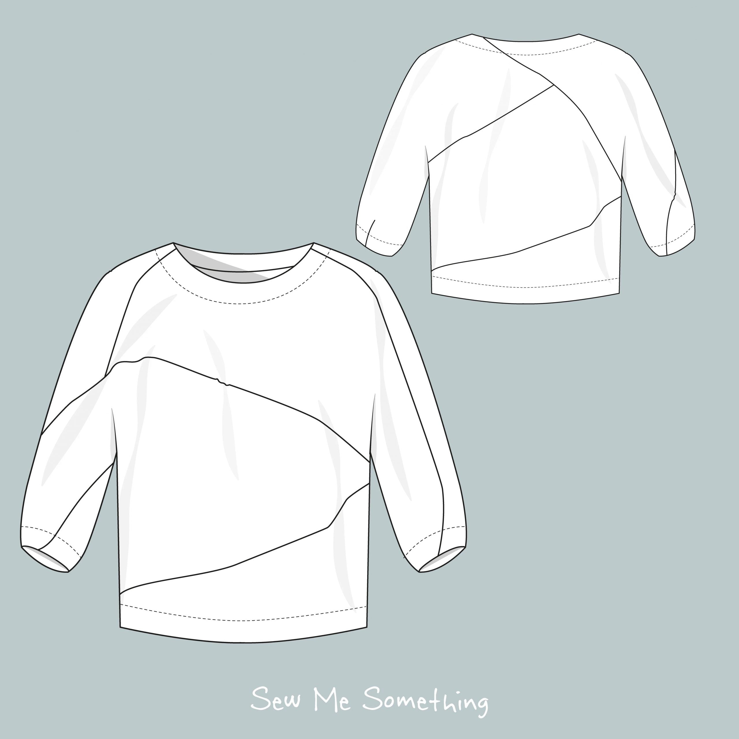 Sew Me Something Olivia Origami Sweatshirt