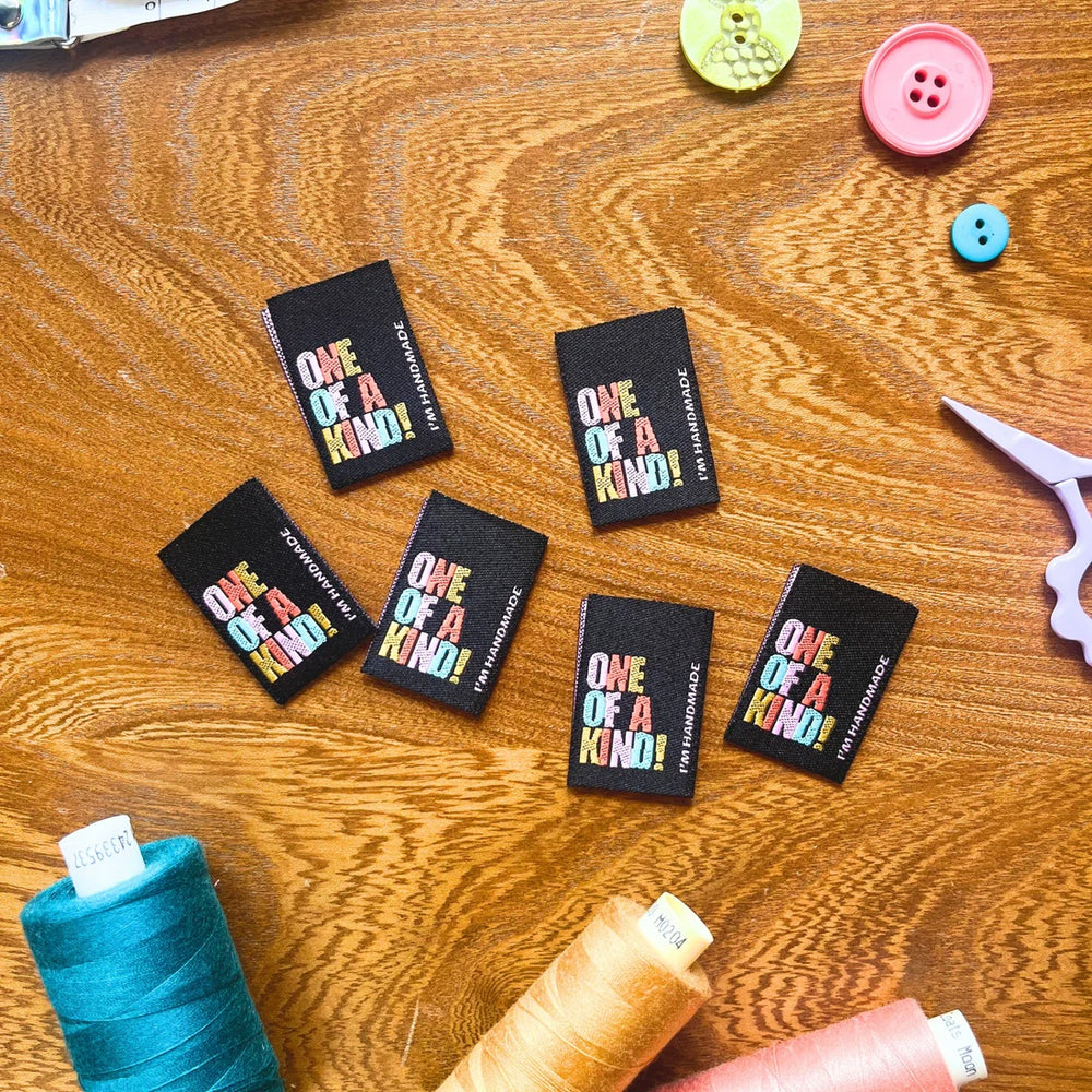 Pattern Paper Scissors 'One of a Kind' Labels