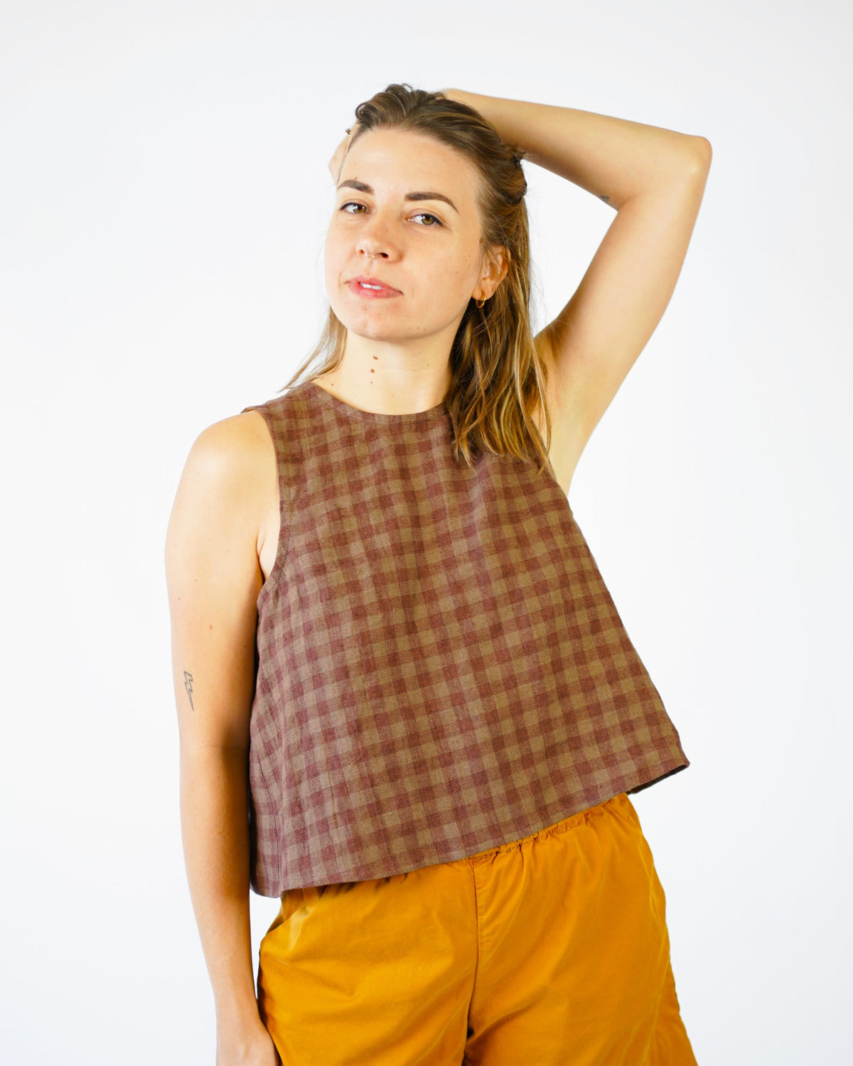 Matchy Matchy Open Back Smock Top – The Fold Line