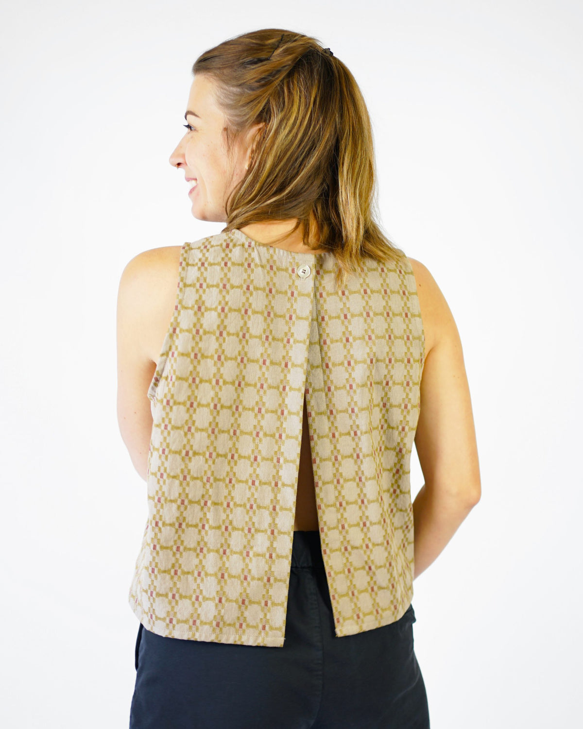 Matchy Matchy Open Back Smock Top – The Fold Line