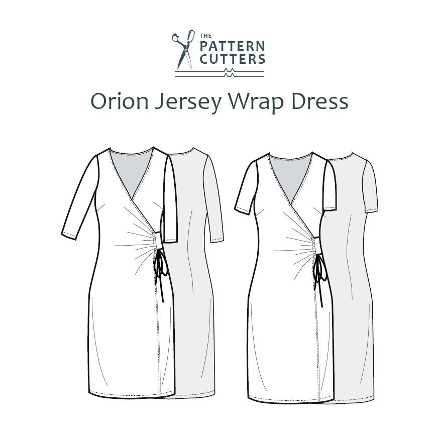 The Pattern Cutters Orion Jersey Wrap Dress