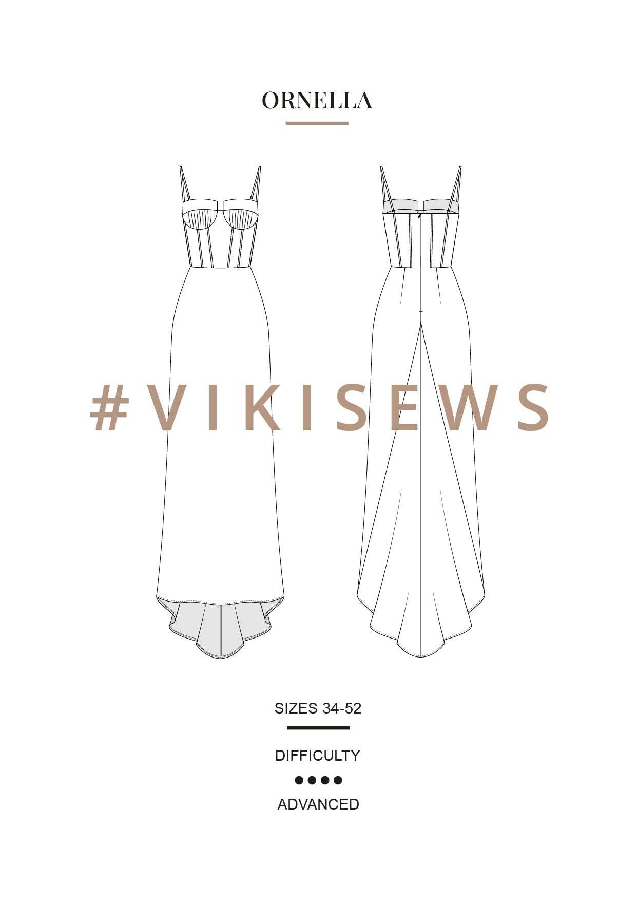 Vikisews Ornella Dress PDF