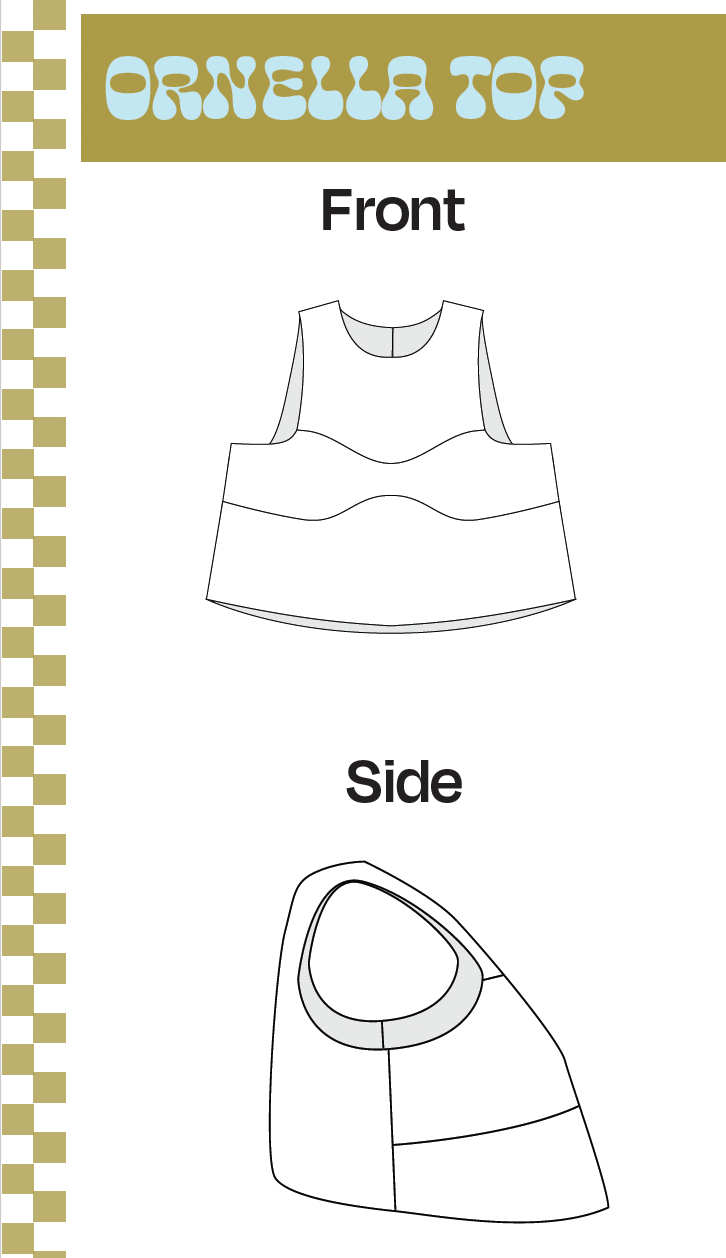 Spaghetti Western Sewing Ornella Top