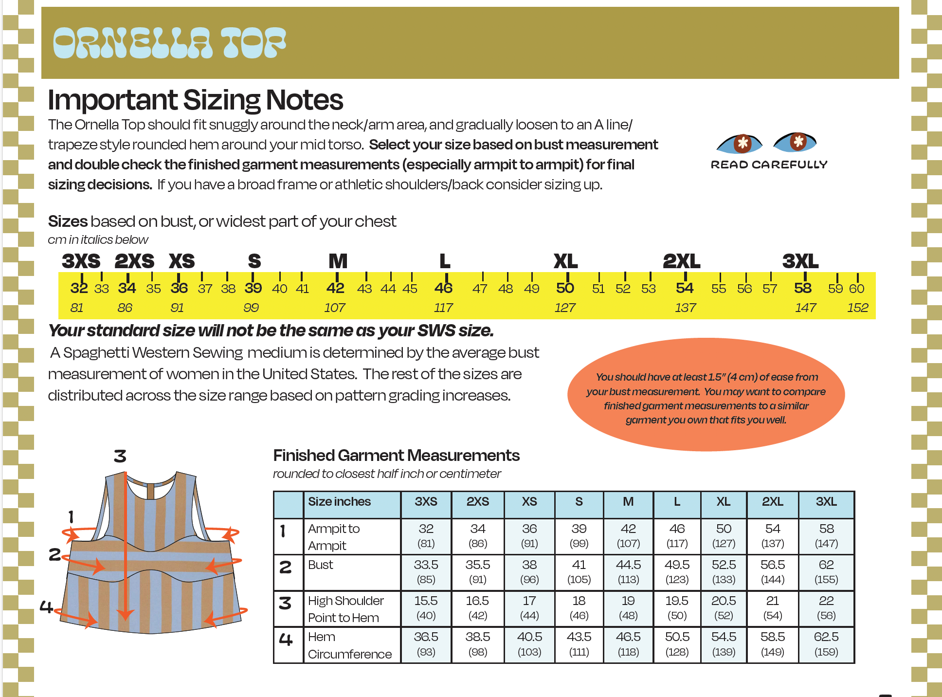 Spaghetti Western Sewing Ornella Top