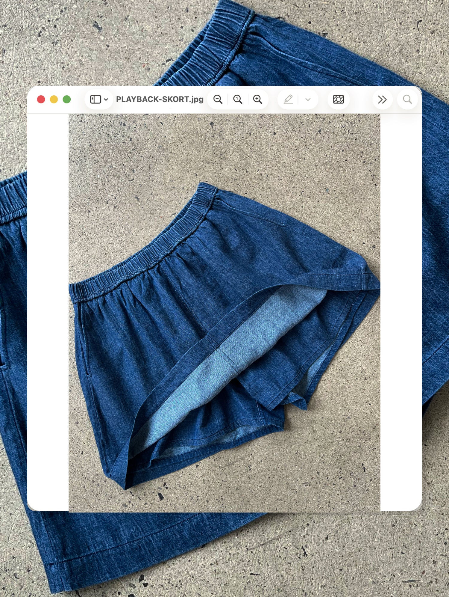 Les Perlines Playback Skort