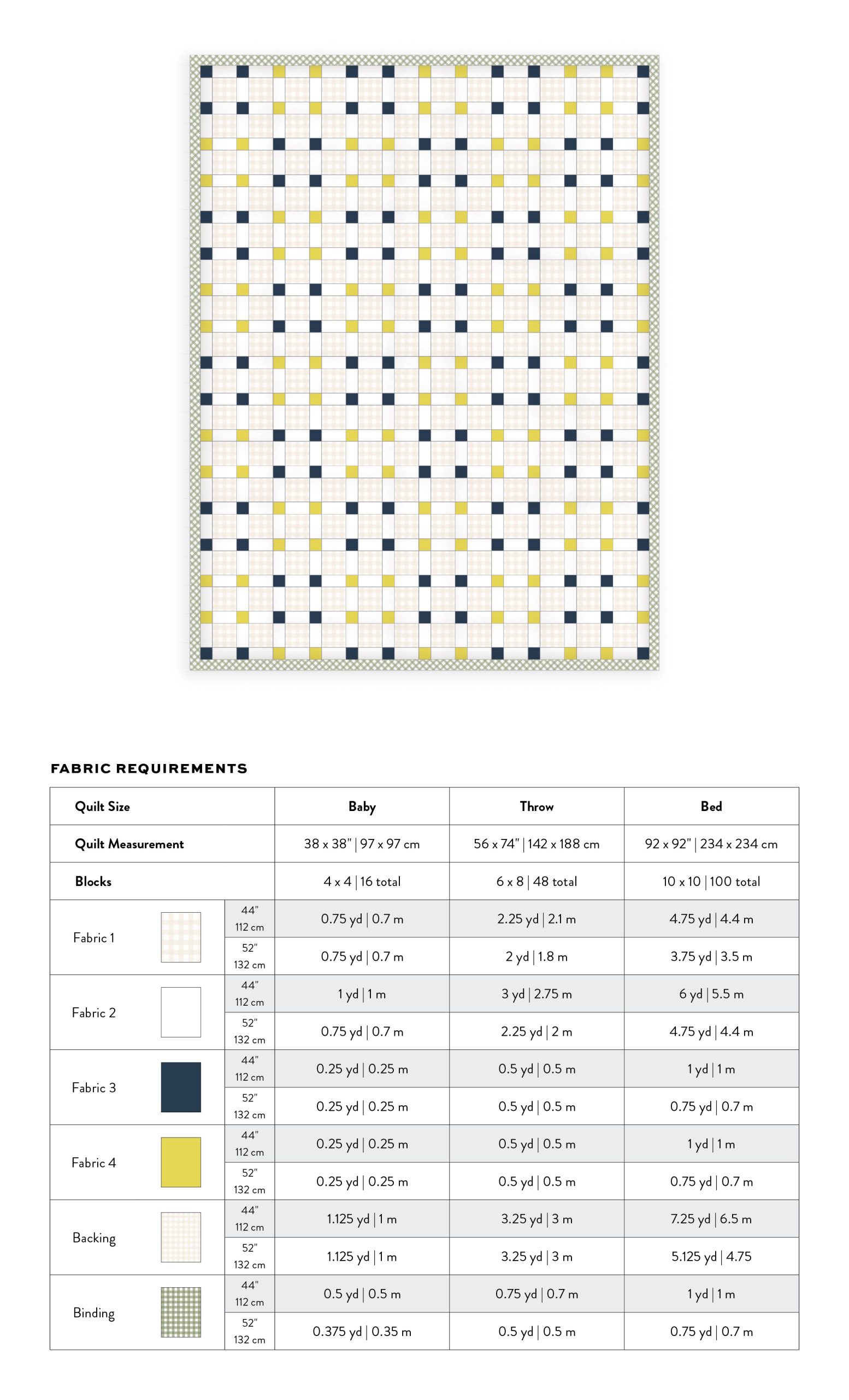 Matchy Matchy Picnic Square Quilt PDF