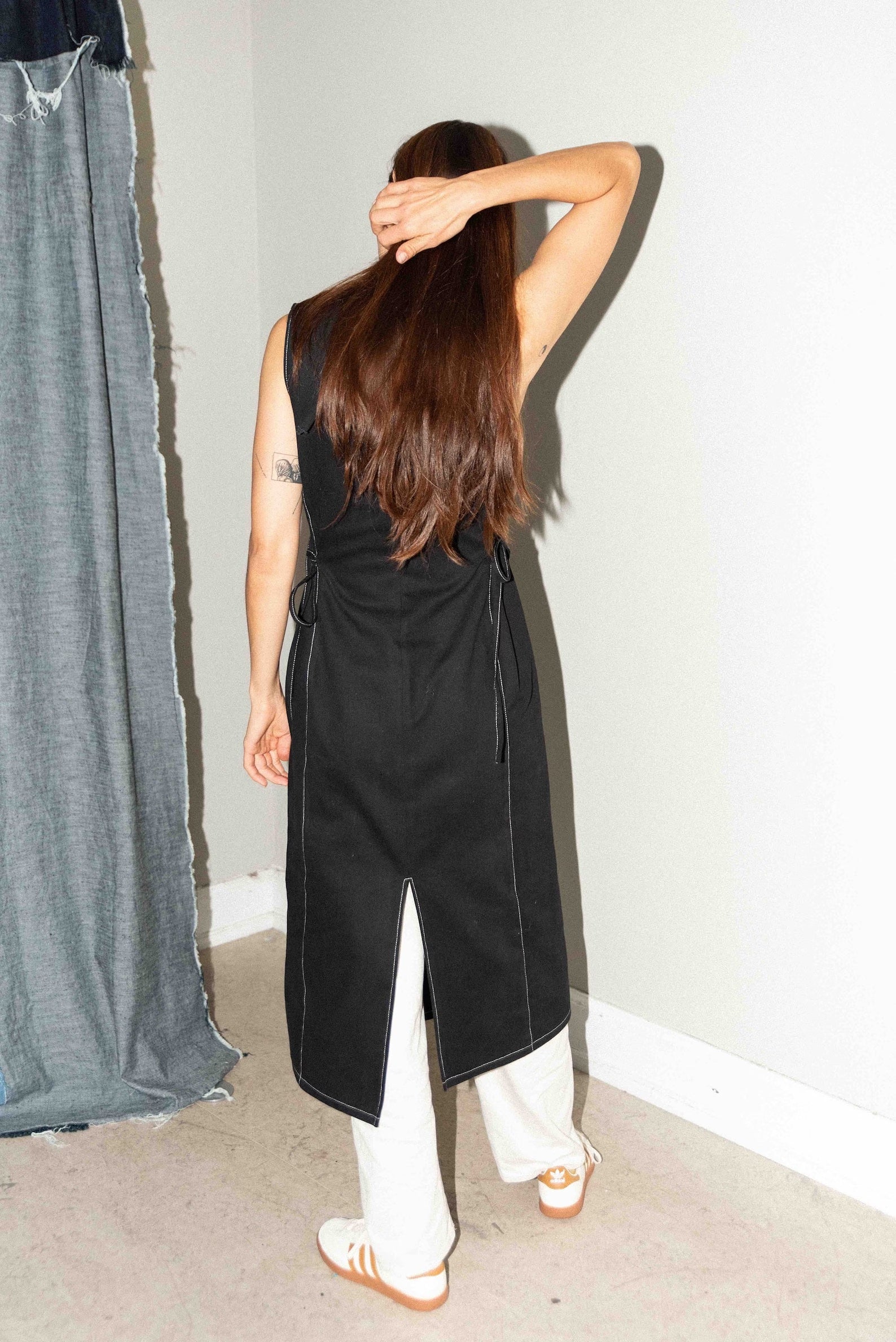 Puff and Pencil Panel Dress – The Fold Line