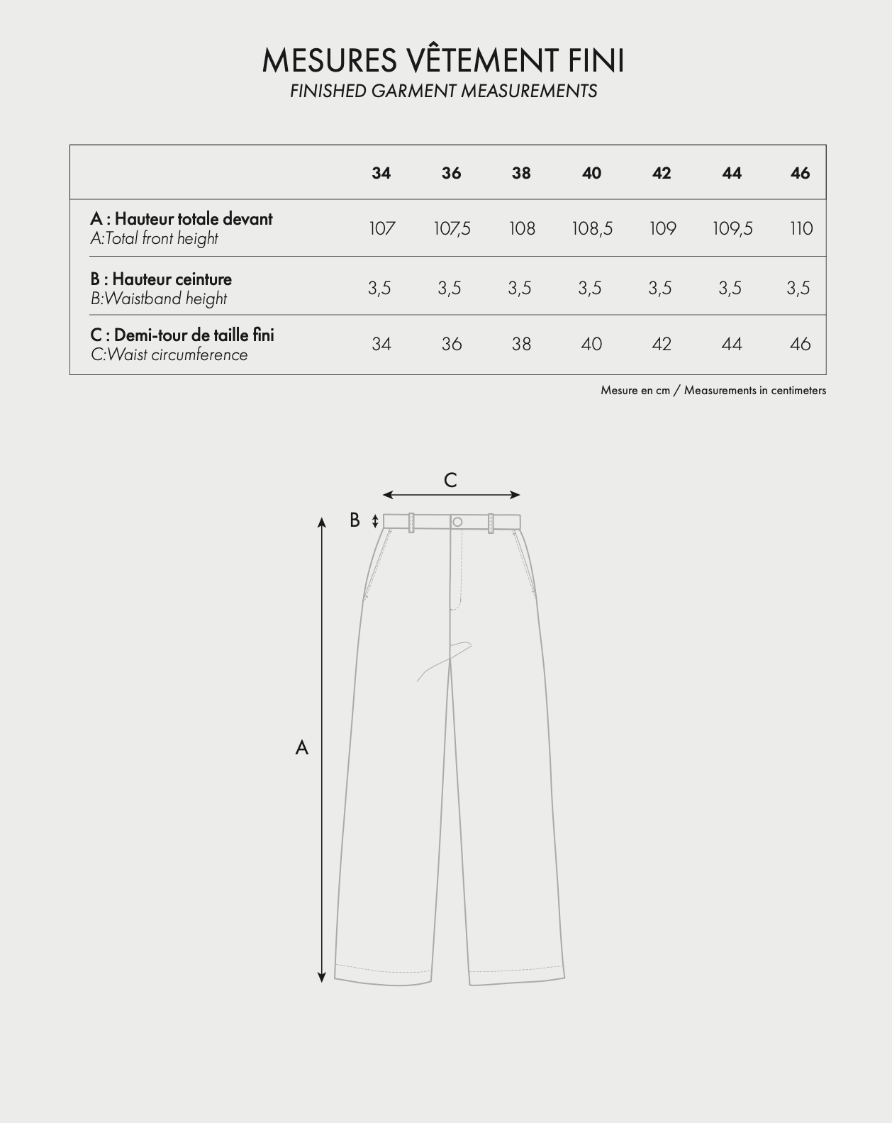 Atelier Brunette Le Pantalon