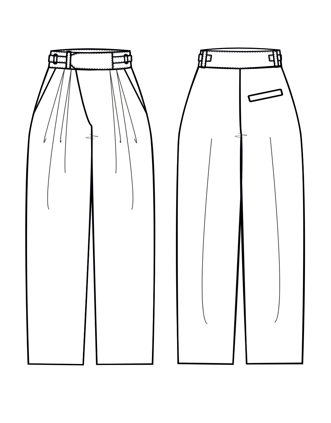 Atelier Brunette Le Pantalon Ceinture