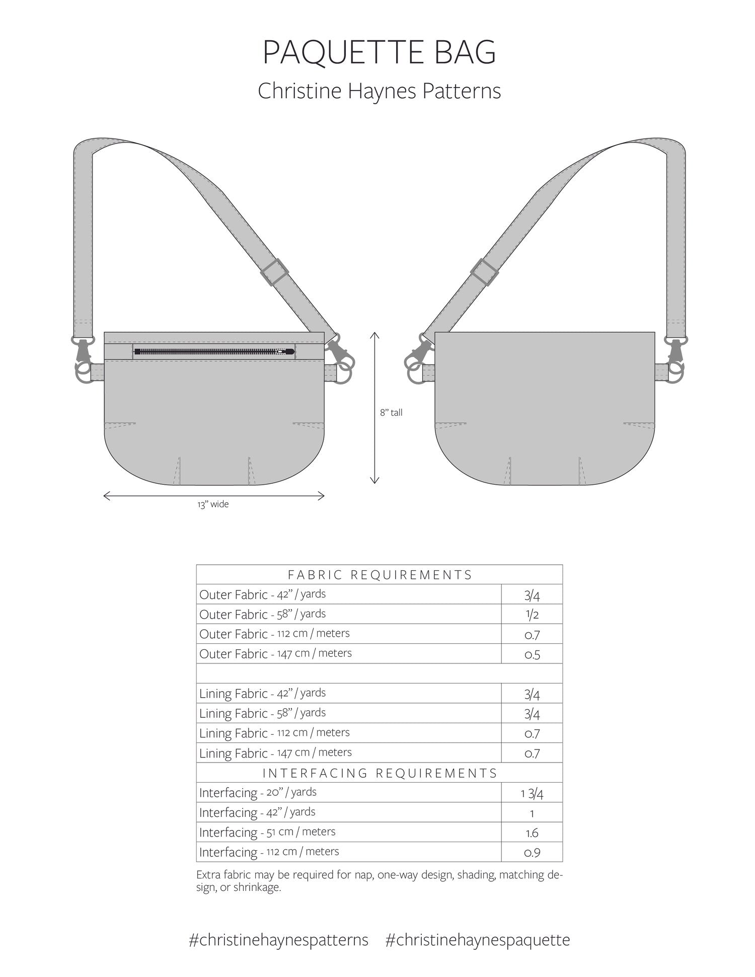 Christine Haynes Paquette Bag