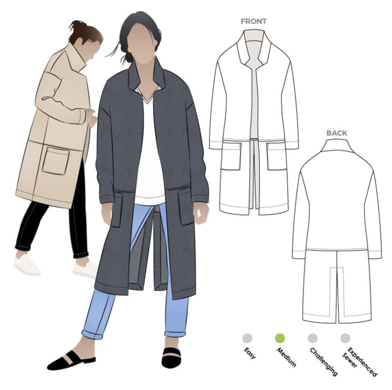 Style Arc Parker Coat