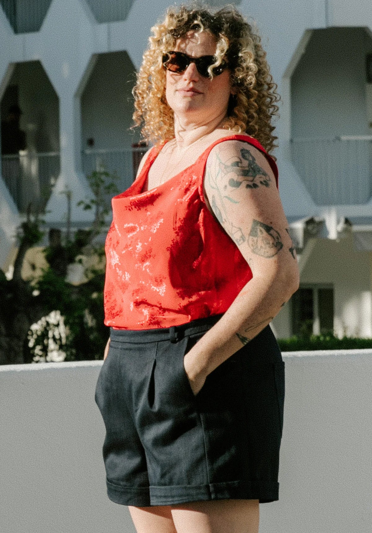 Maison Fauve Peacock Shorts