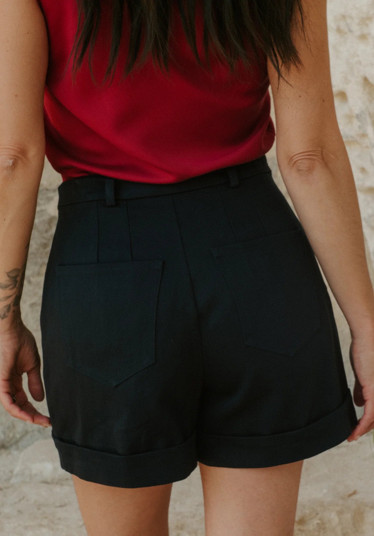 Maison Fauve Peacock Shorts