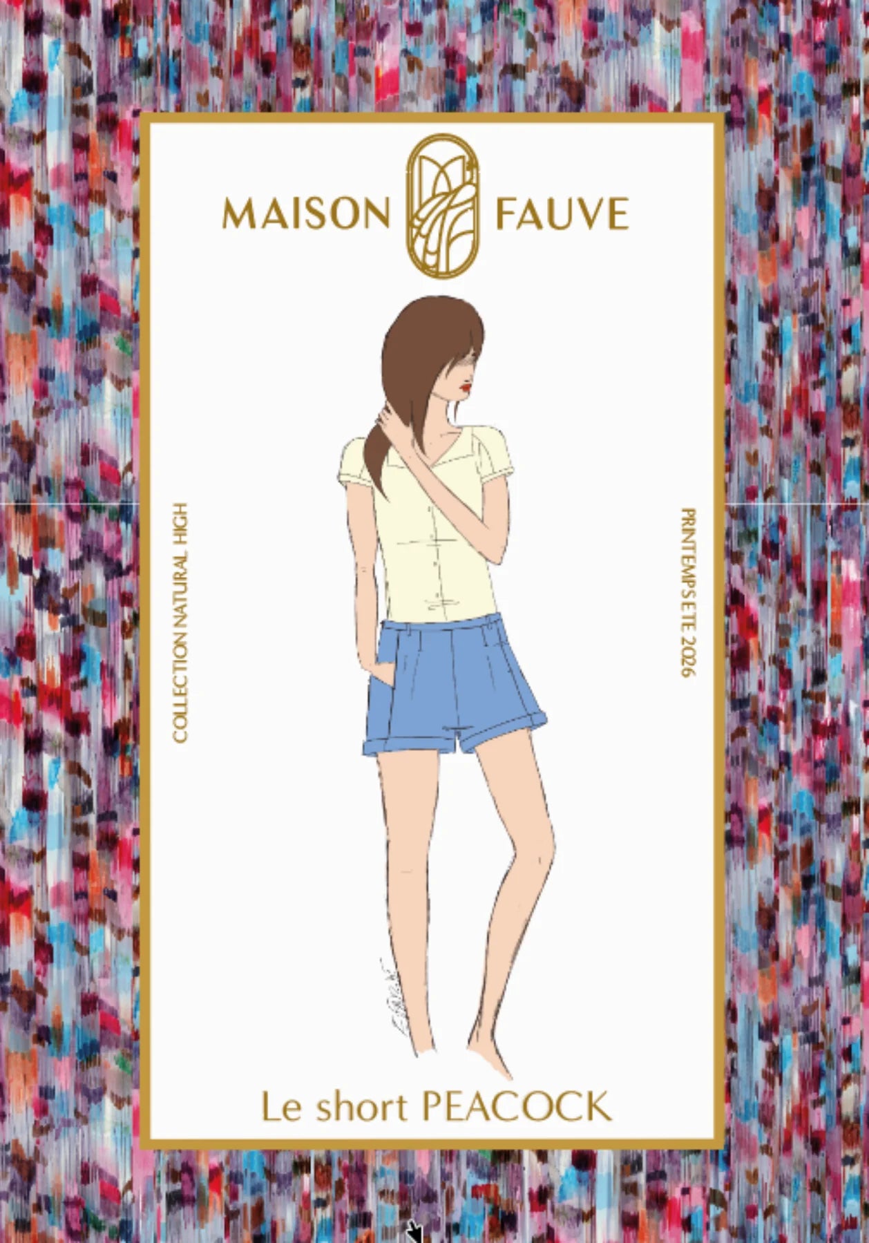 Maison Fauve Peacock Shorts