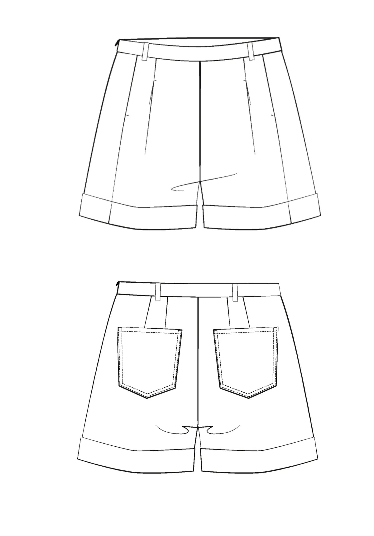 Maison Fauve Peacock Shorts