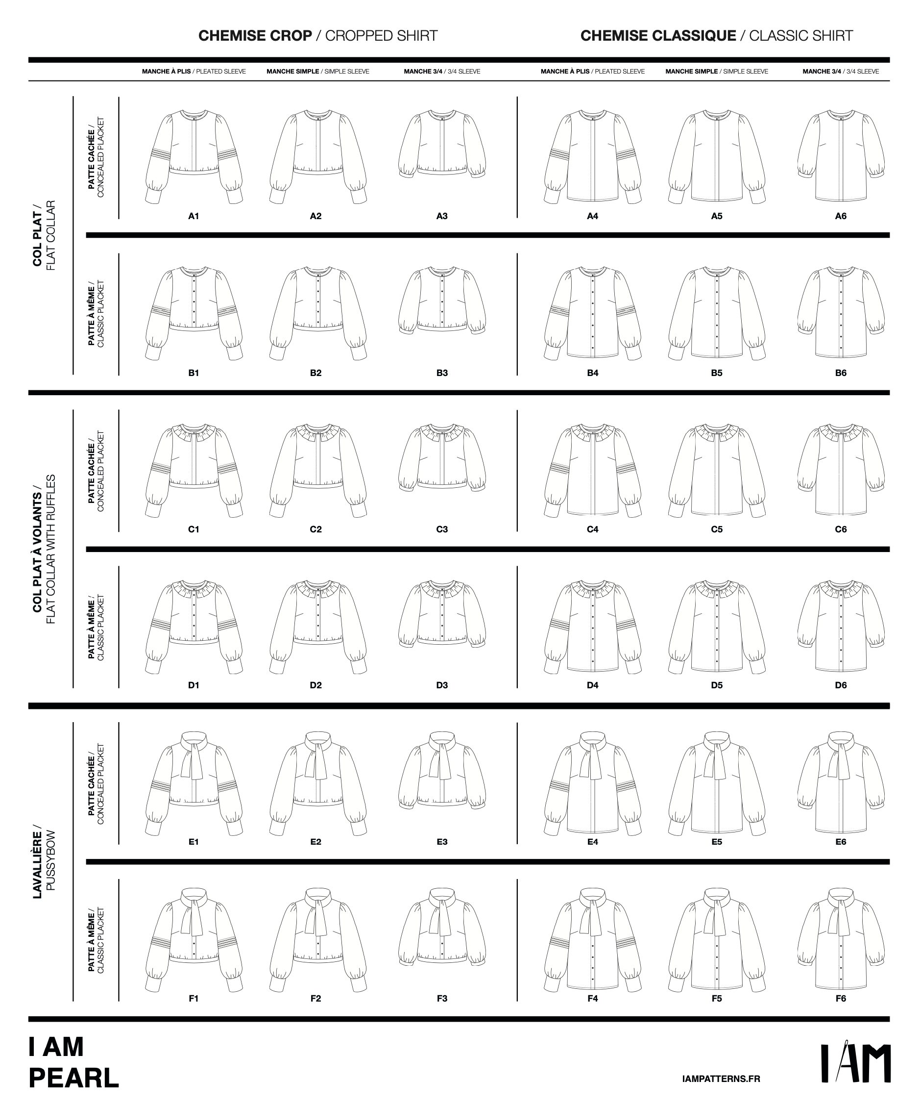 I AM Patterns Pearl Blouse