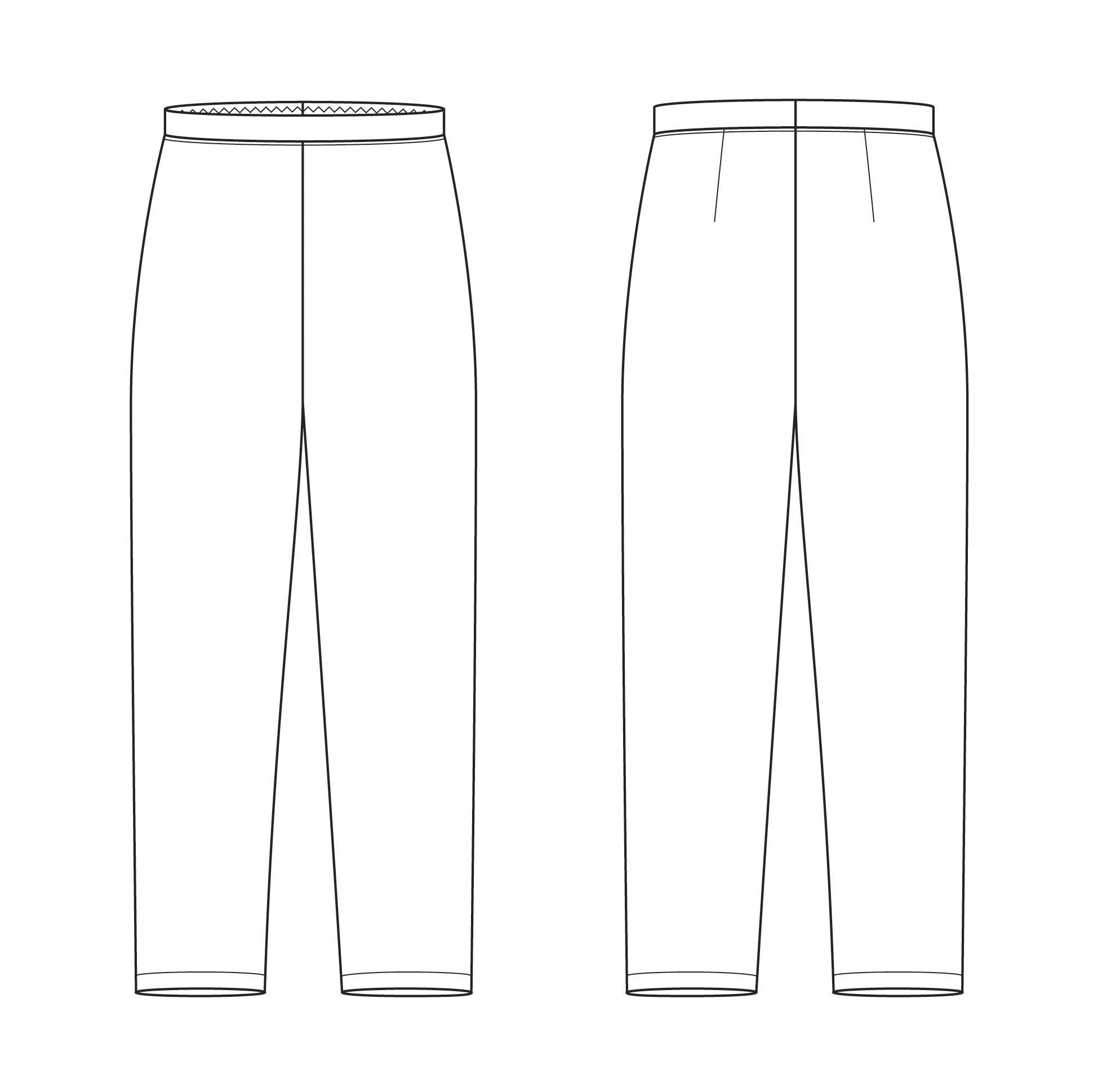 The Sewing Workshop Pencil Pants