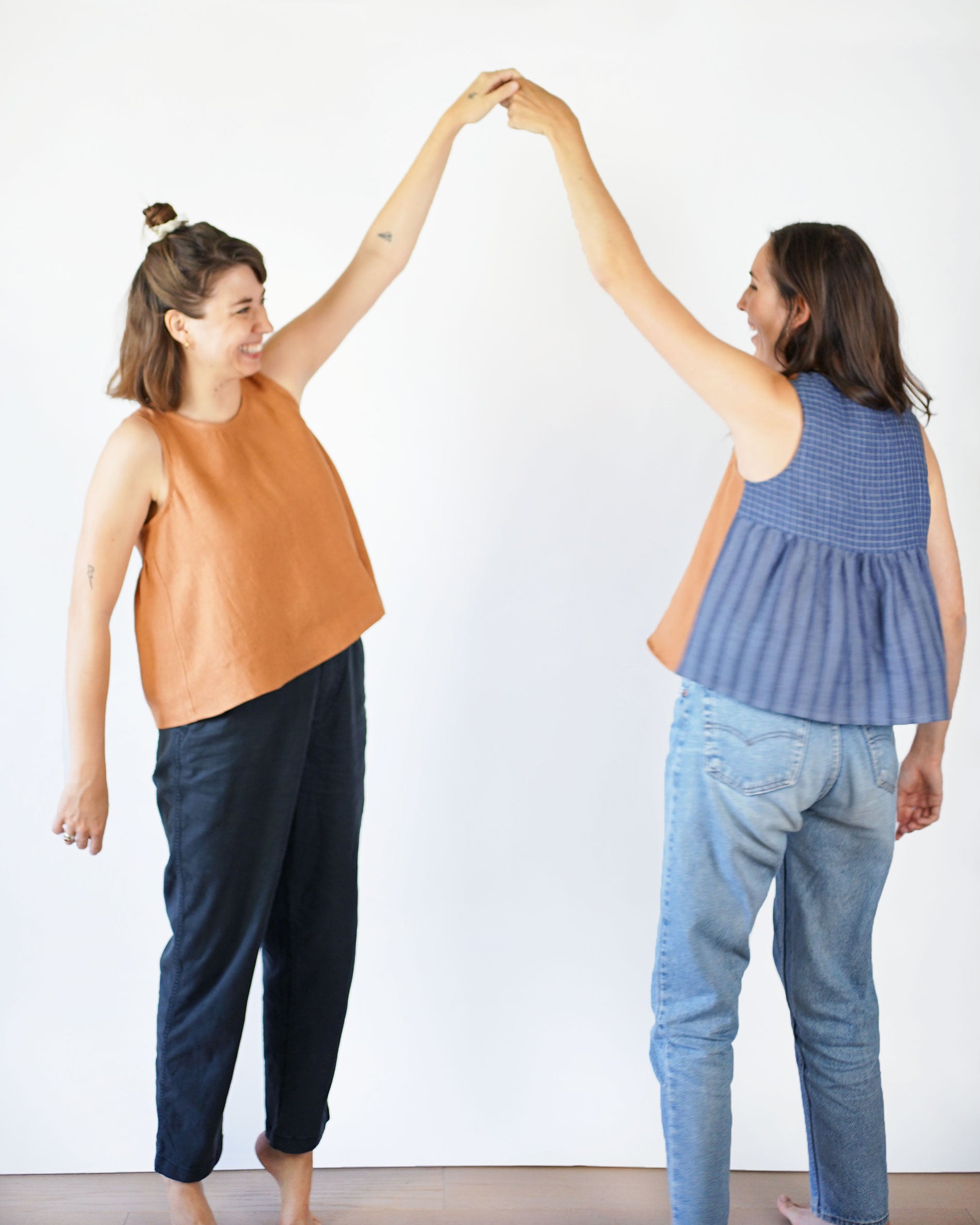 Matchy Matchy Peplum Split Tank