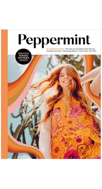 A sewing pattern magazine from Peppermint on The Fold Line. An Australian quarterly magazine focused on style, sustainability, sewing and substance. Each issue also includes a full-size printed sewing pattern.