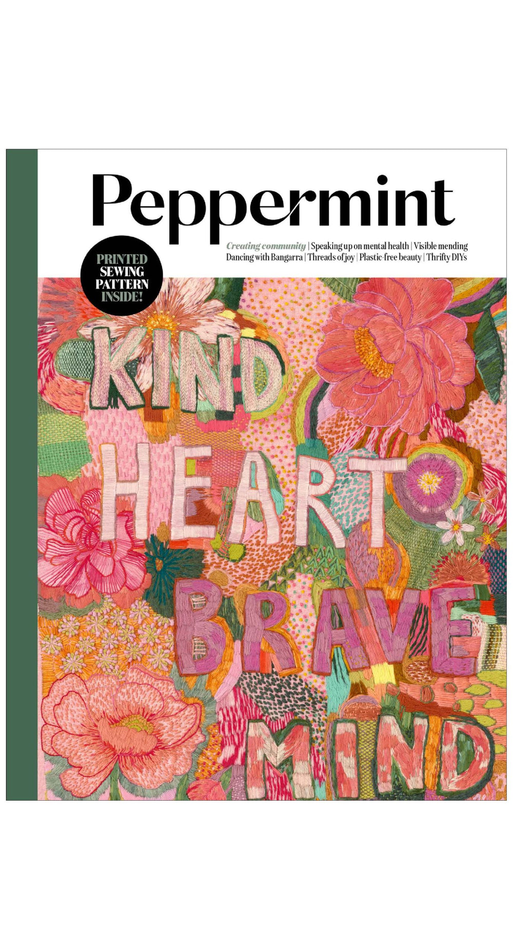 Issue 61 of Peppermint magazine on The Fold Line. An Australian magazine focused on style, sustainability, sewing and substance. Each issue includes a full-size printed sewing pattern.