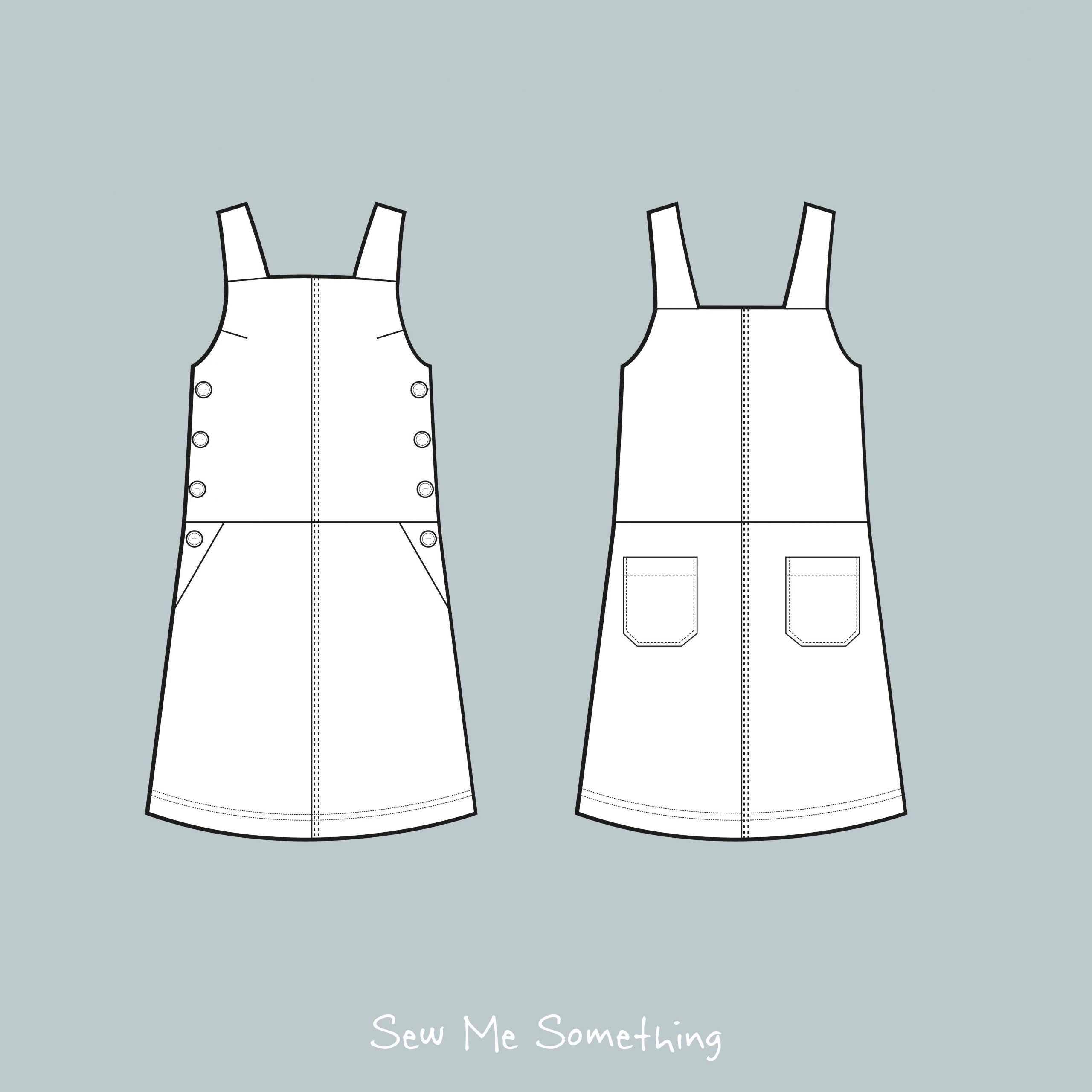 Sew Me Something Perdita Pinafore Dress