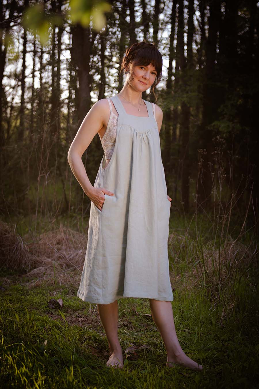 Sew Liberated Petrichor Pinafore