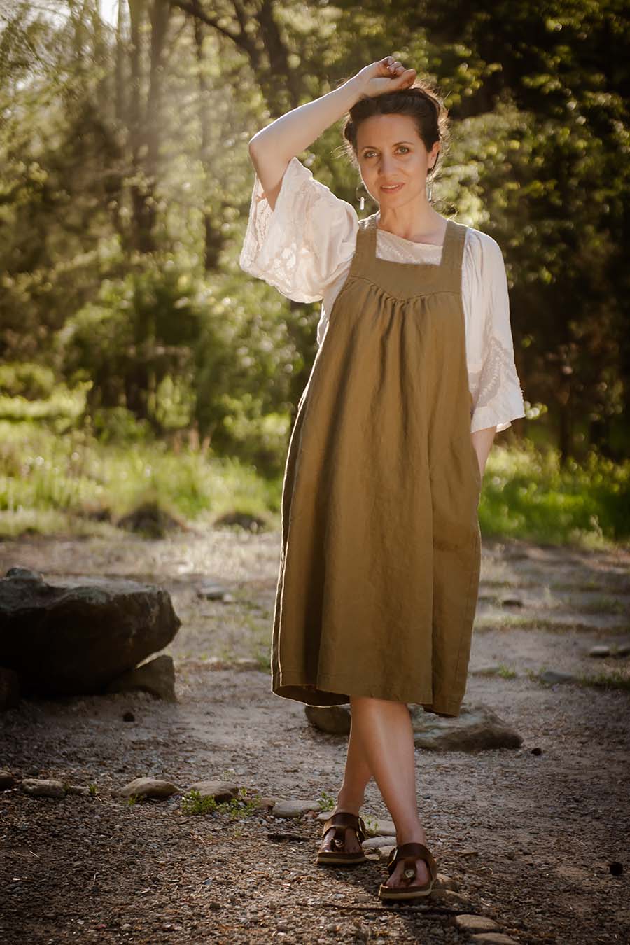 Sew Liberated Petrichor Pinafore