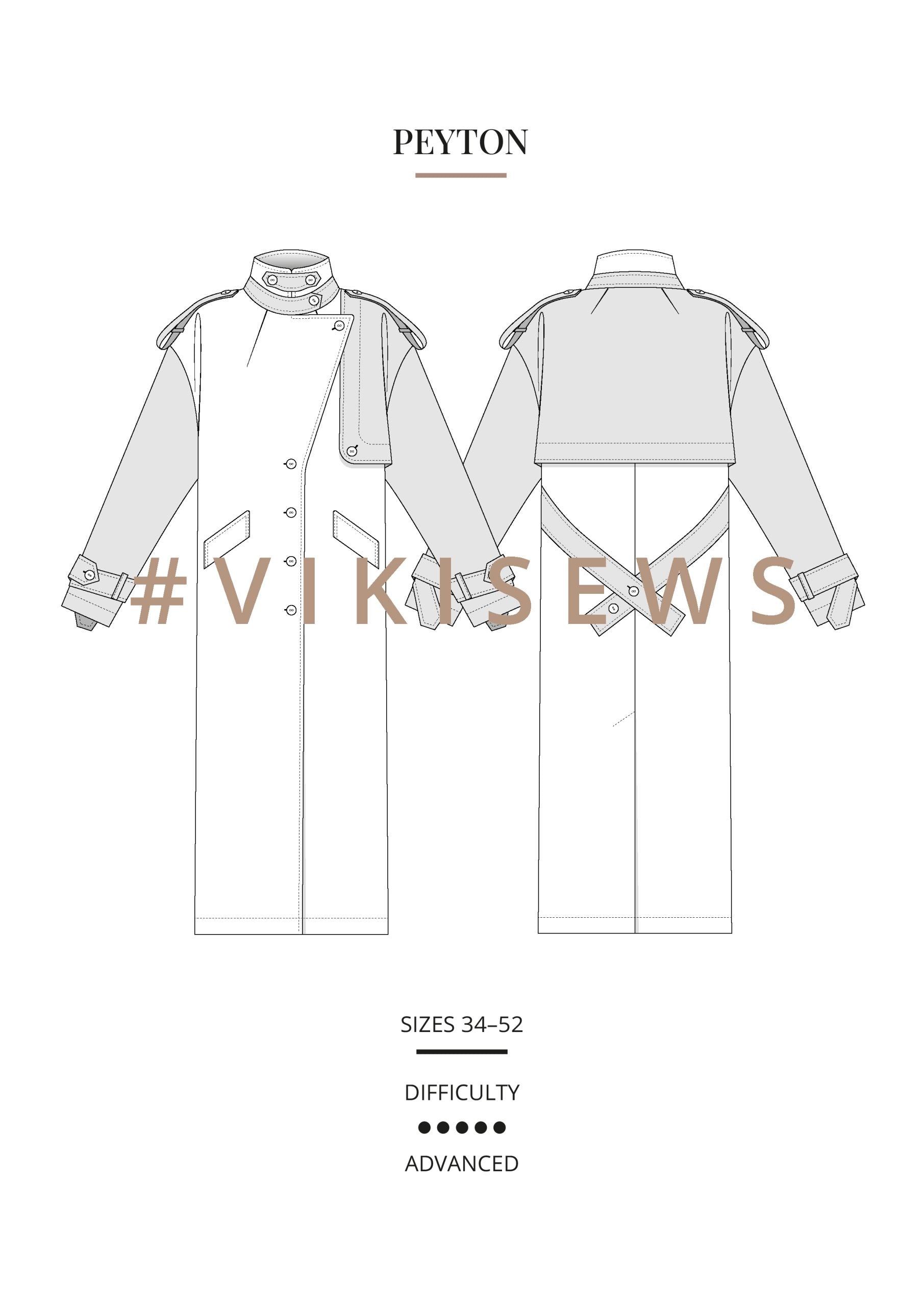 Vikisews Peyton Trench Coat PDF