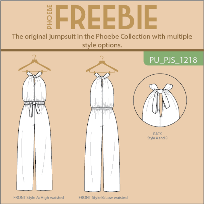 Pattern Union Phoebe Freebie Jumpsuit (free)
