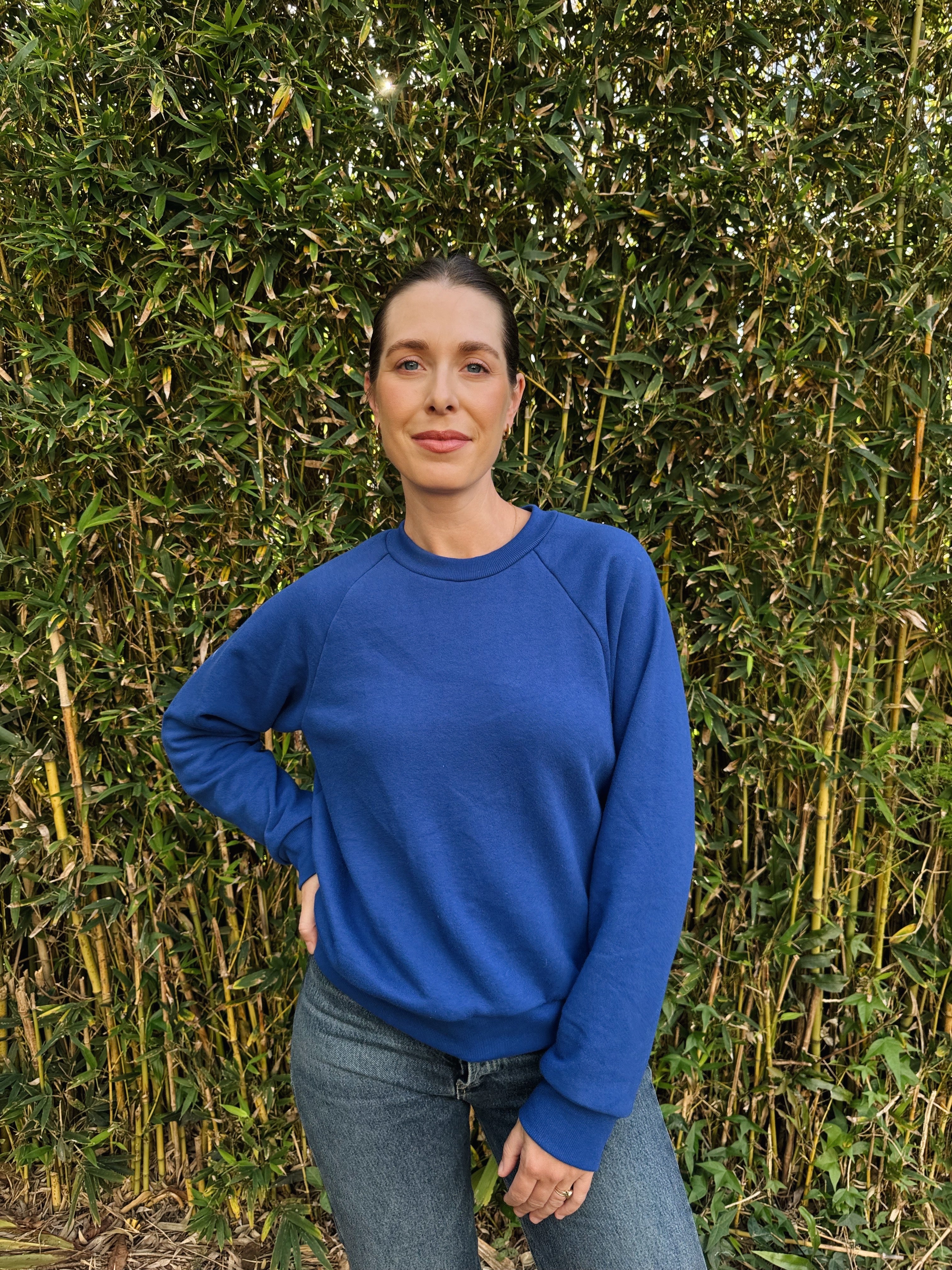 Paradise Patterns Pine Raglan Sweatshirt – The Fold Line