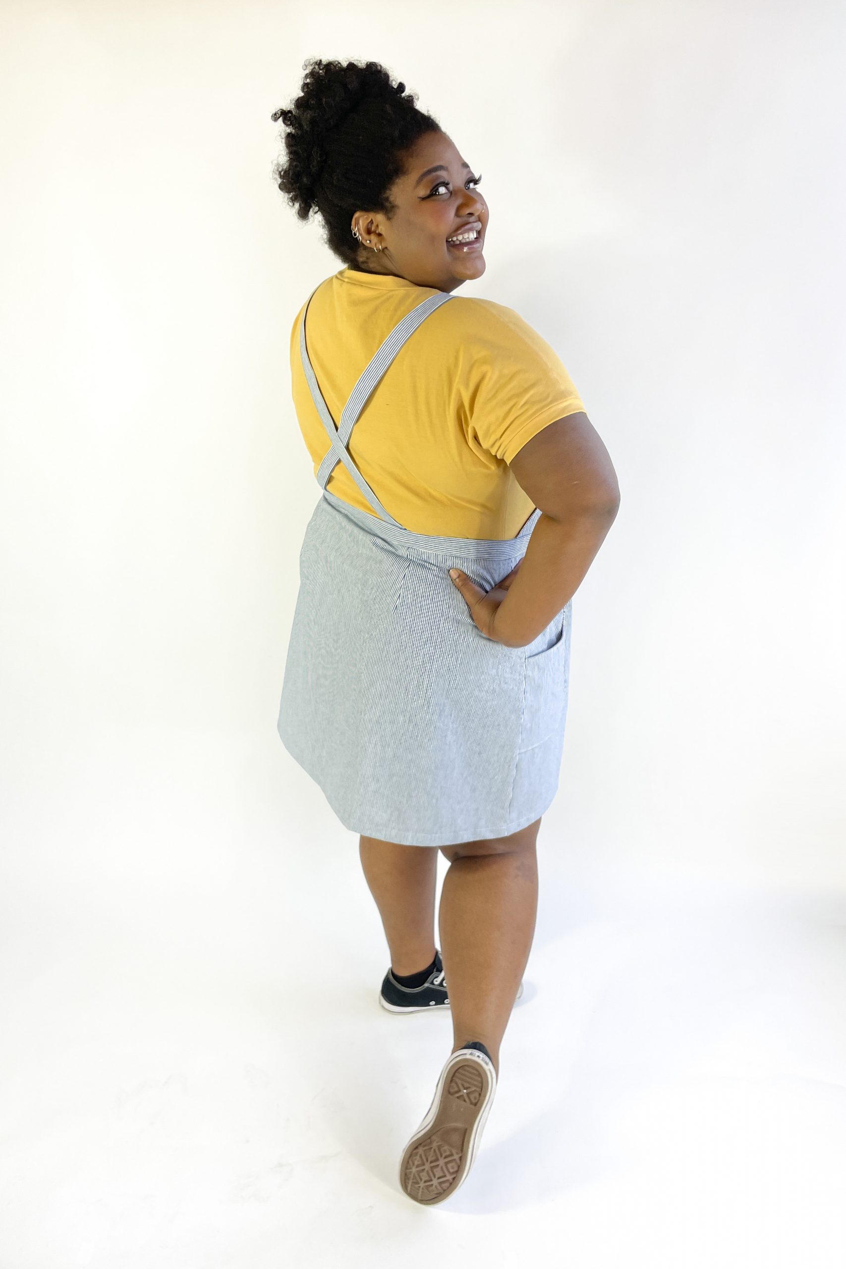 Jennifer Lauren Handmade Pippi Pinafore – The Fold Line