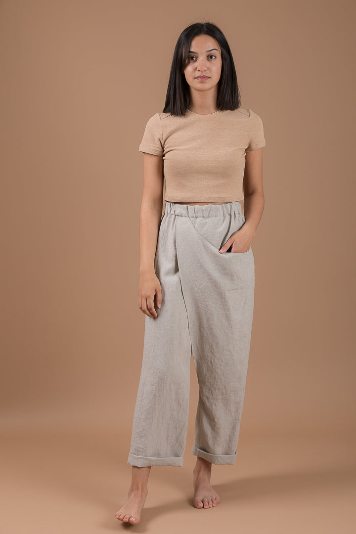 Ready to Sew Pleat Asymmetrical Pants