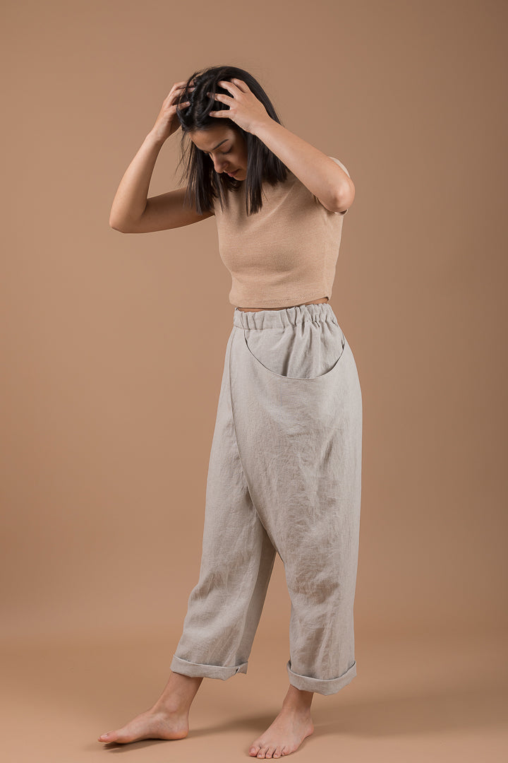 Ready to Sew Pleat Asymmetrical Pants