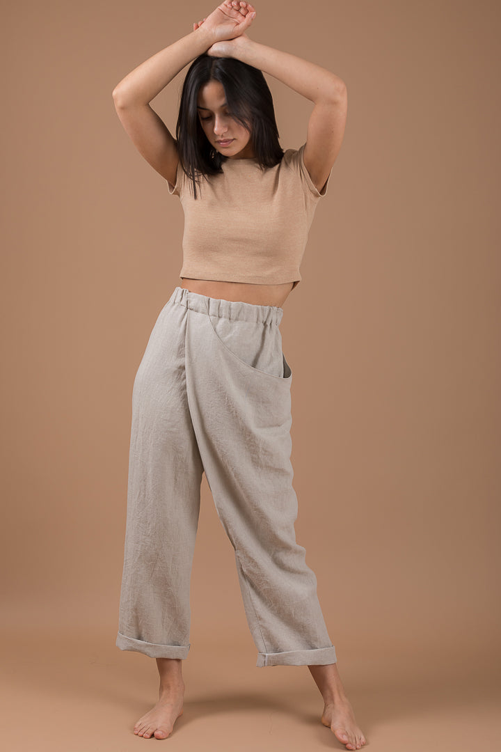 Ready to Sew Pleat Asymmetrical Pants