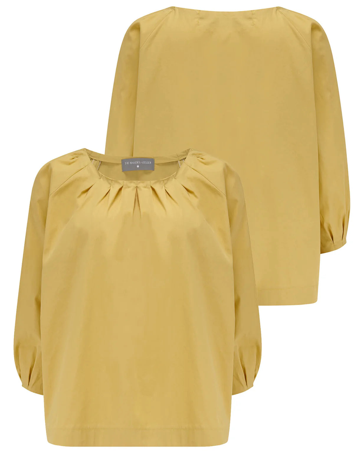 The Maker's Atelier Pleat Neck Blouse