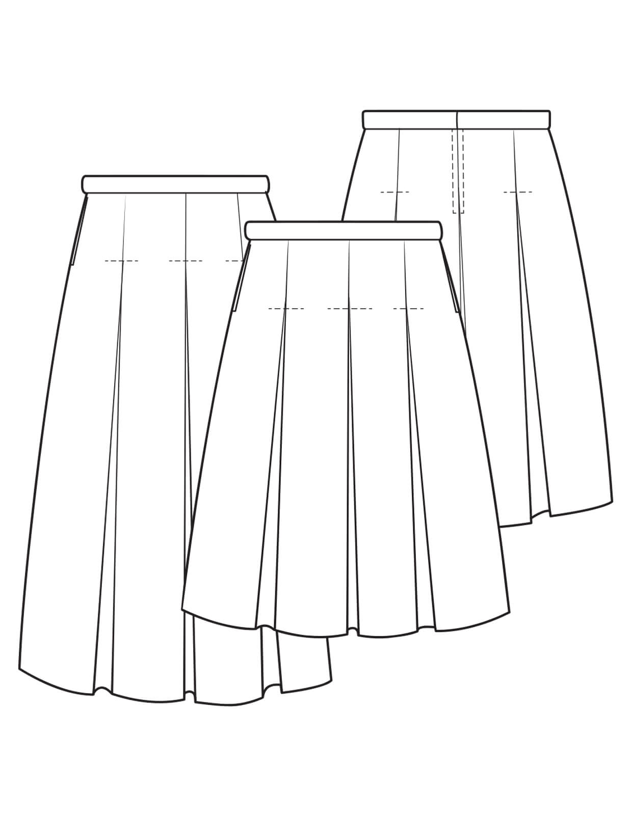 The Maker's Atelier Pleated Skirt