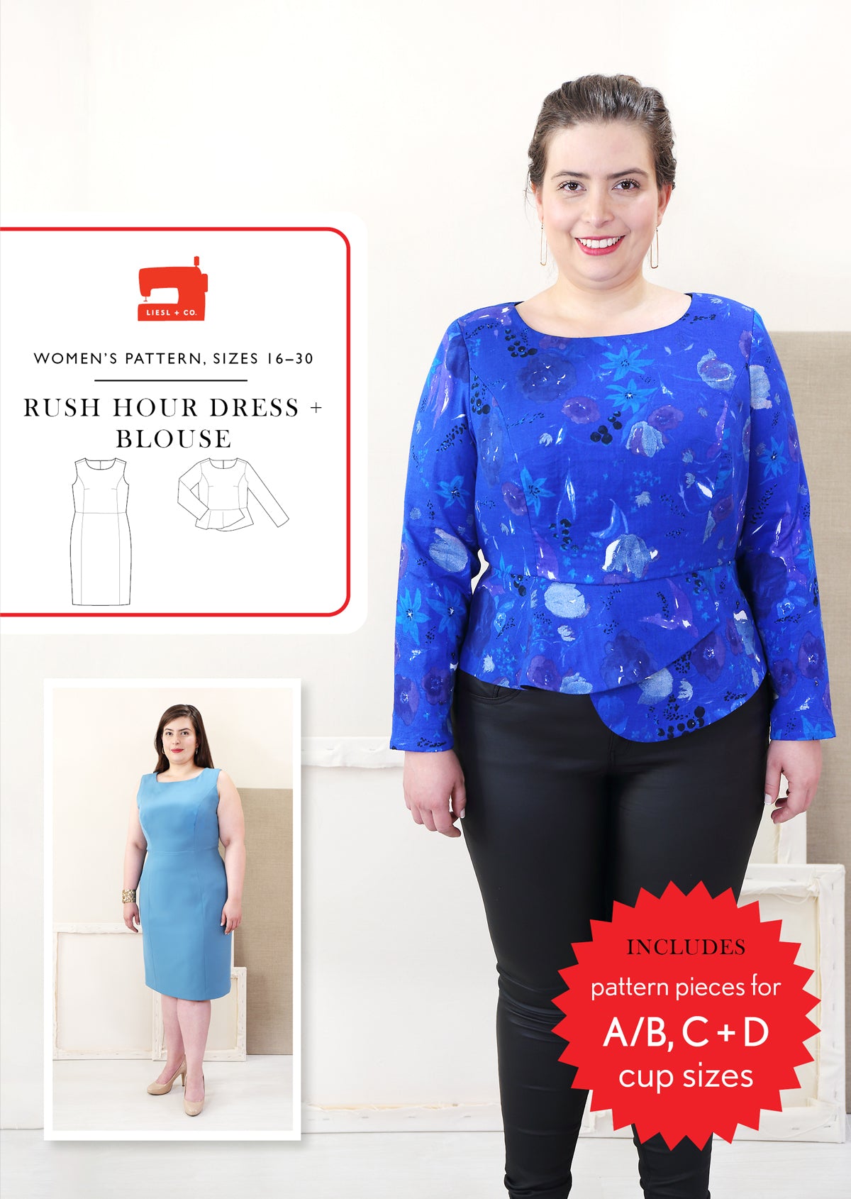 Liesl + Co Rush Hour Dress and Blouse